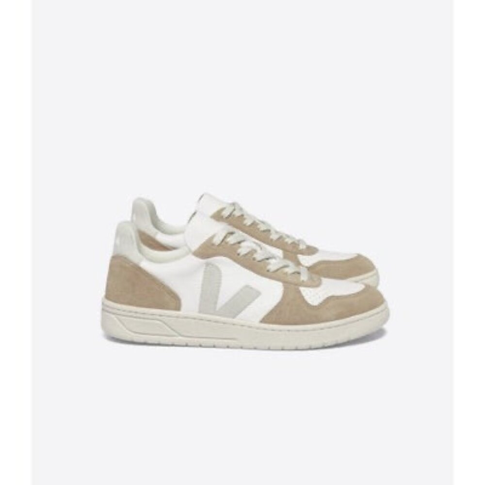 Veja Women's Sneakers in White and Tan